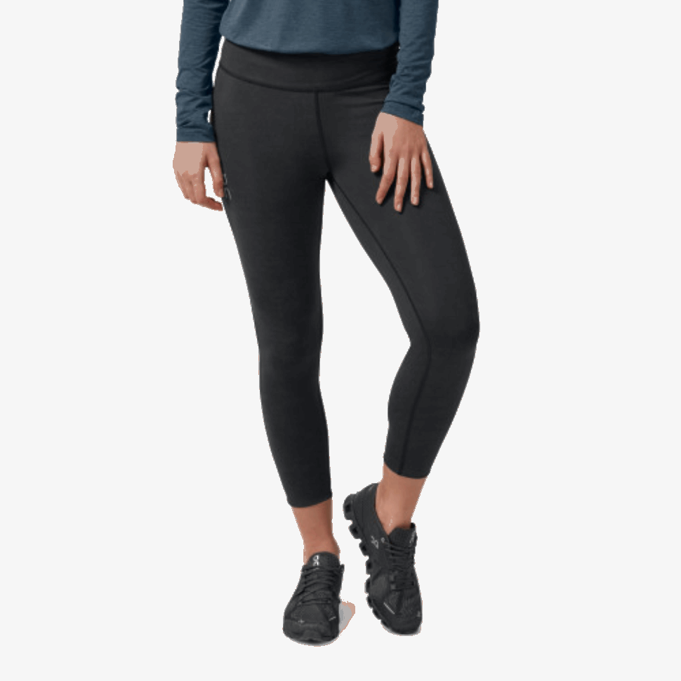 Collant 7/8 Su Running Nero