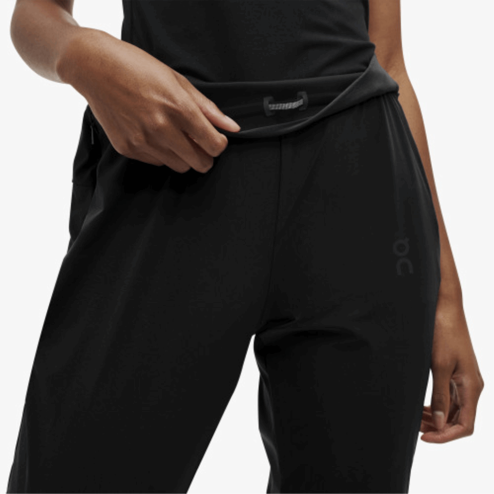 Pantaloni Leggeri Neri Da Corsa