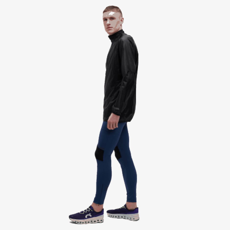 Giacca Zero Su Running Nero