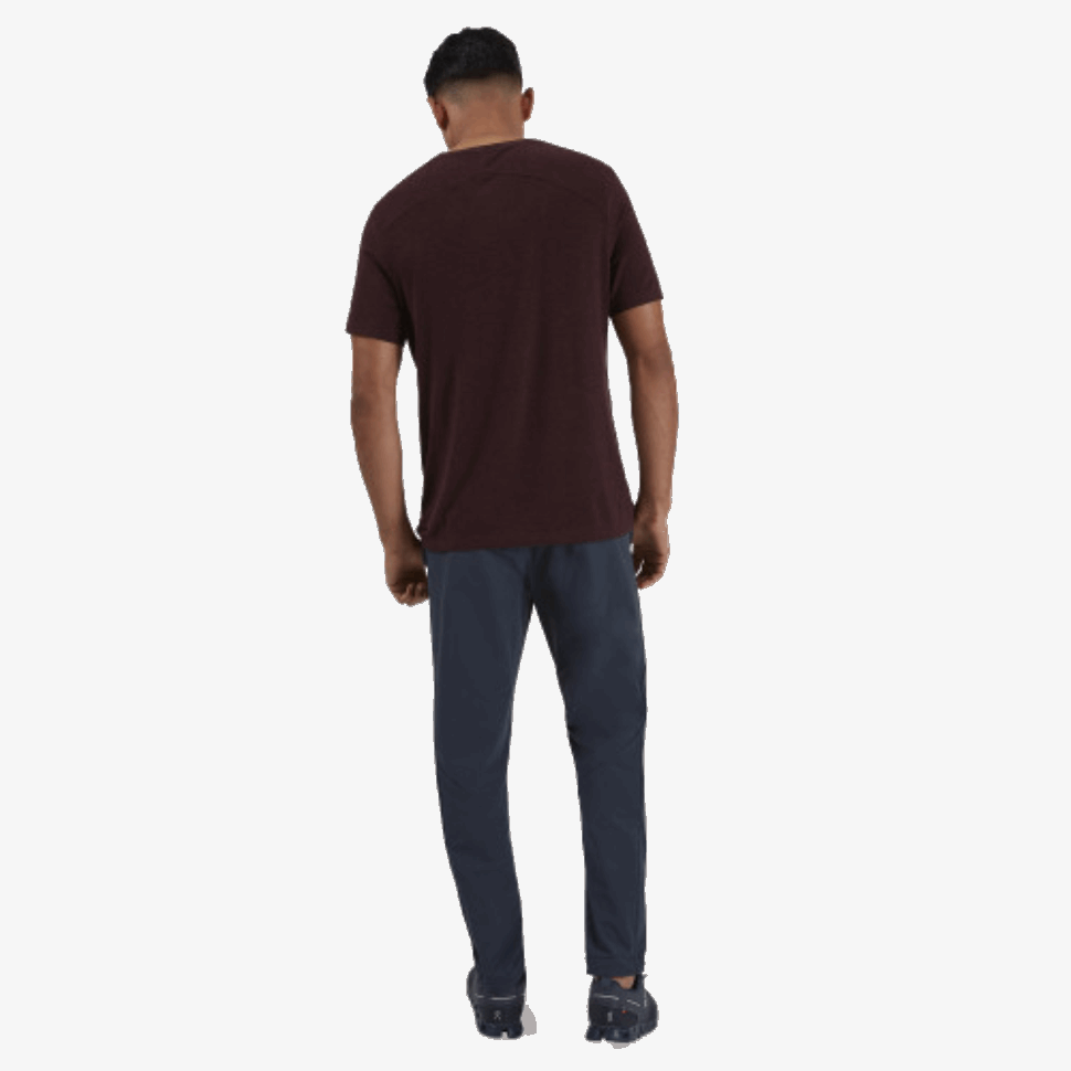 Pantaloni Attivi Navy Sulla Corsa