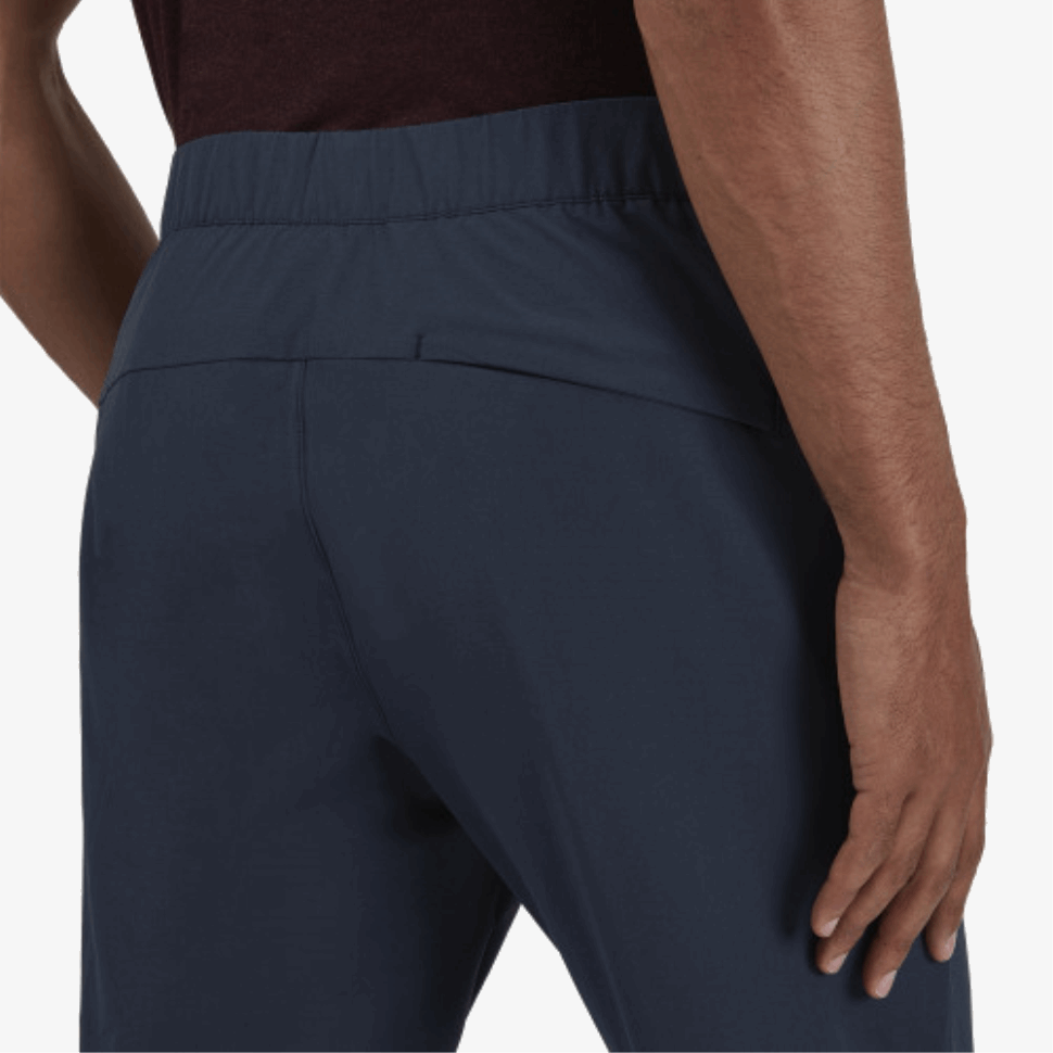 Pantaloni Attivi Navy Sulla Corsa