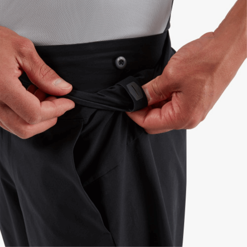 Pantaloncini Ibridi Neri In Corsa