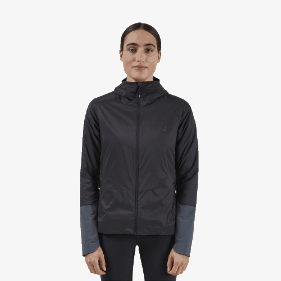 Giacca Isolante Sul Running Nero-scuro