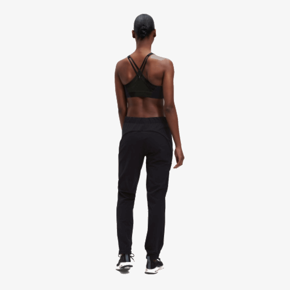 Reggiseno Attivo Nero Su Corsa