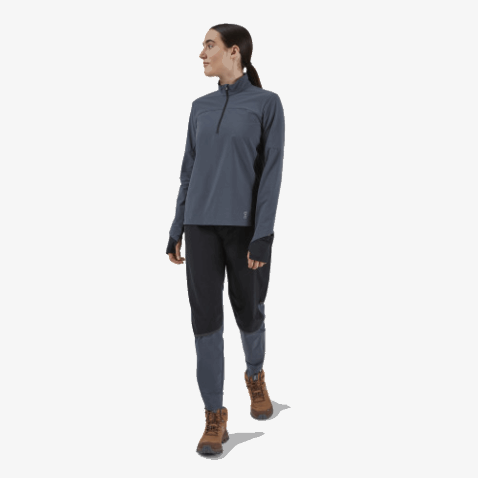Pantaloni Impermeabili Sul Running Nero-scuro