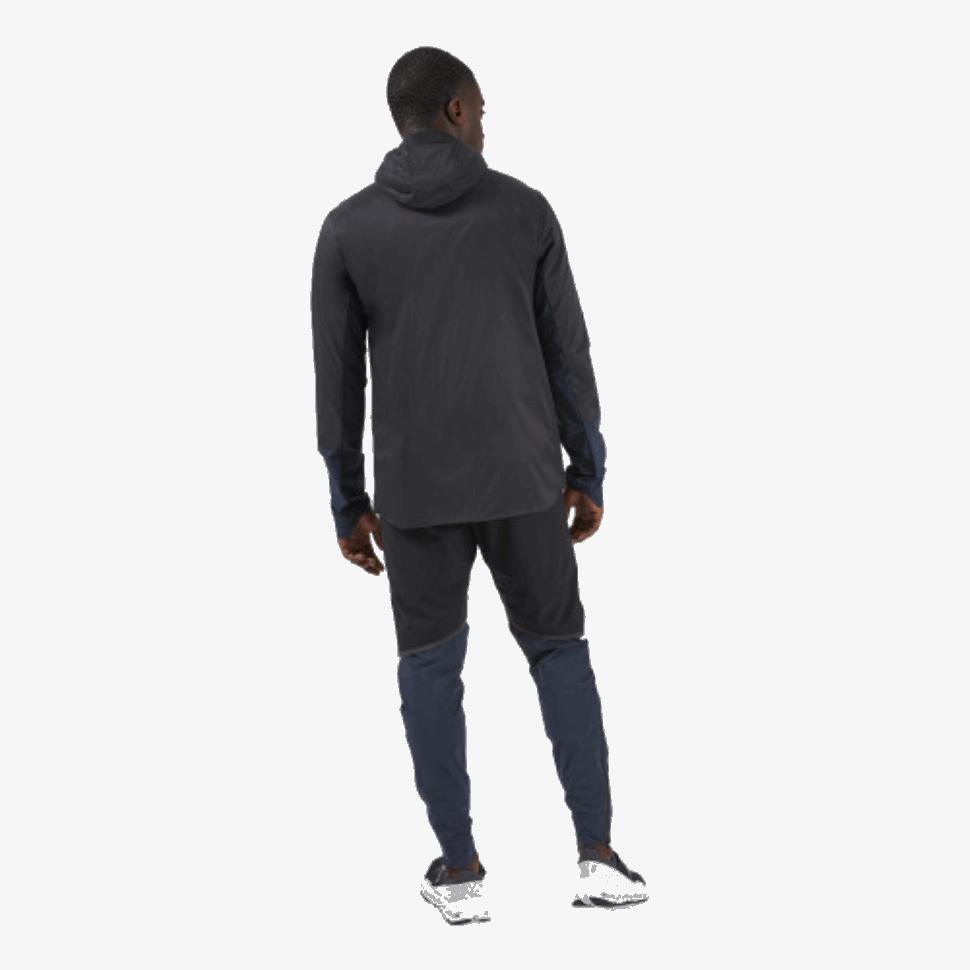 Su Giacca Isolante Da Corsa Nero-navy