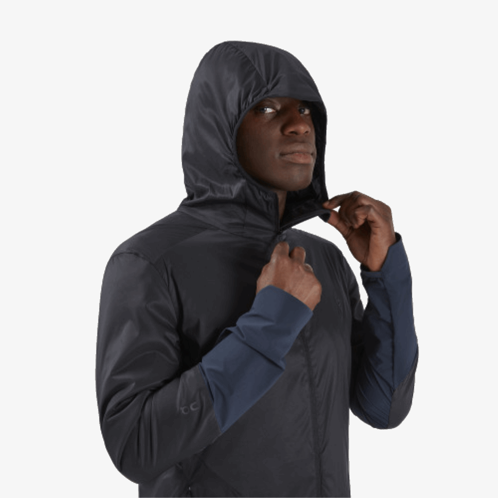 Su Giacca Isolante Da Corsa Nero-navy