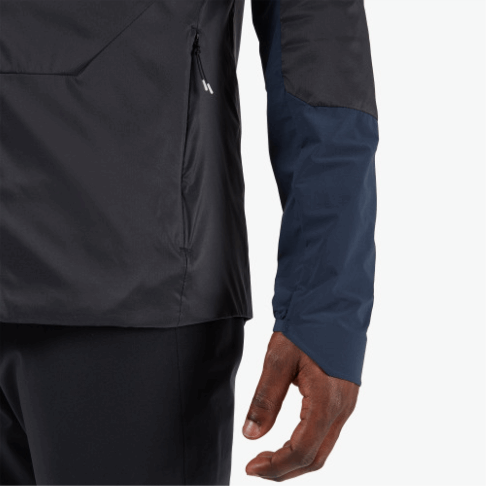 Su Giacca Isolante Da Corsa Nero-navy