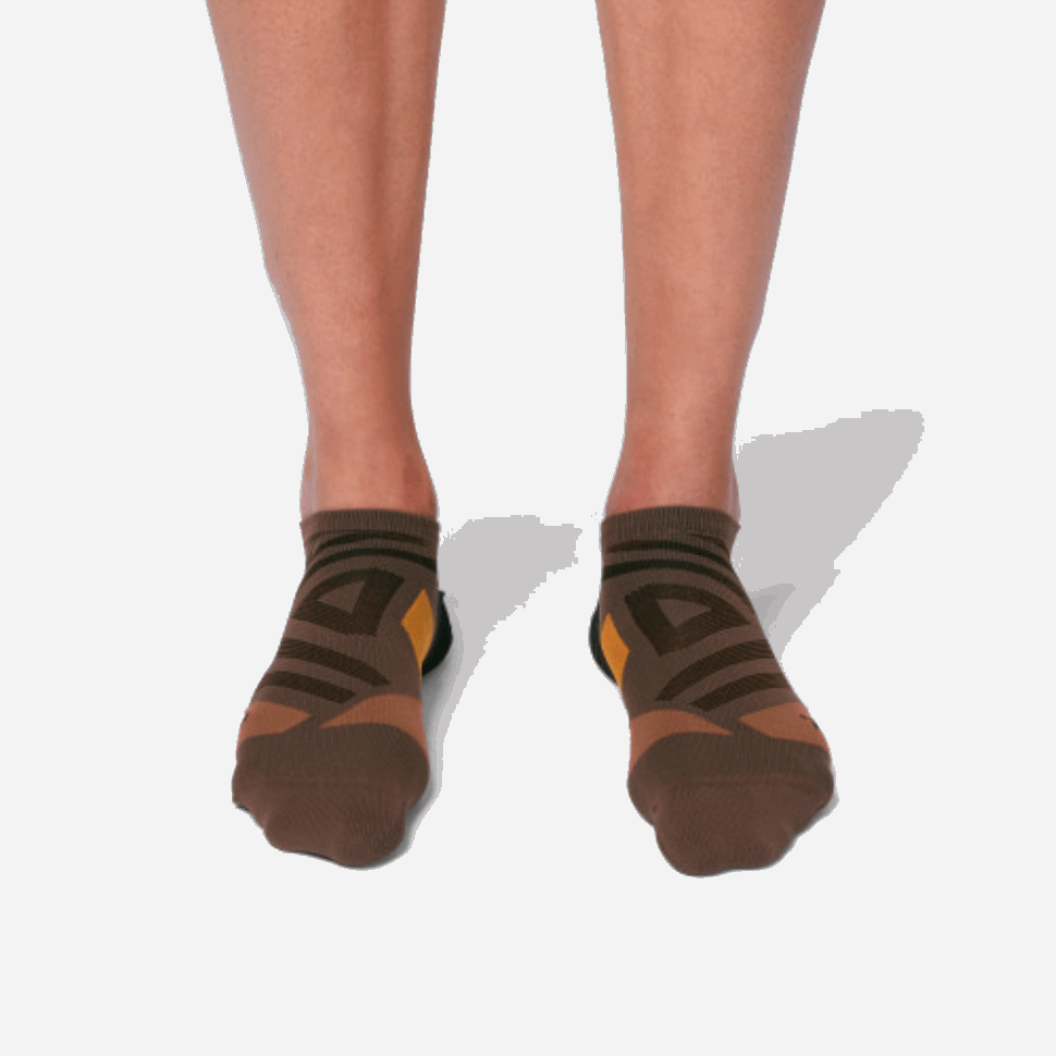 Calzino Basso Su Running Nero Cacao