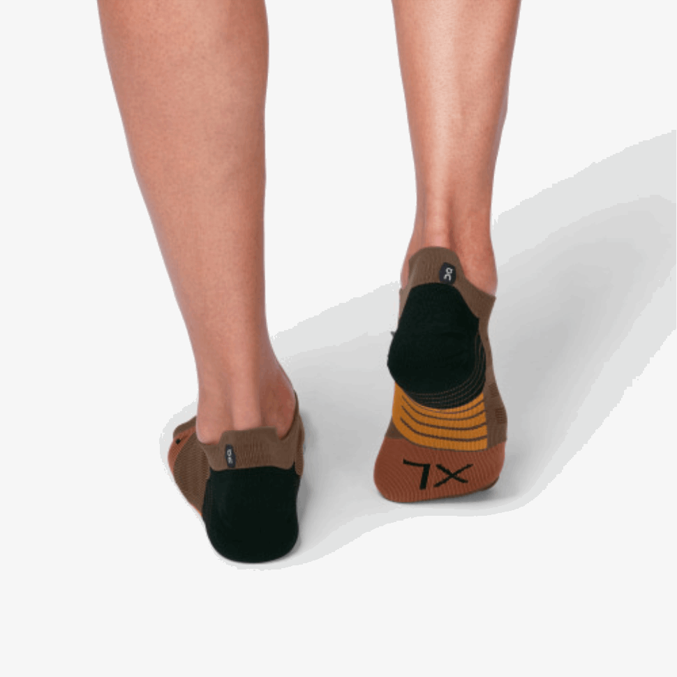 Calzino Basso Su Running Nero Cacao