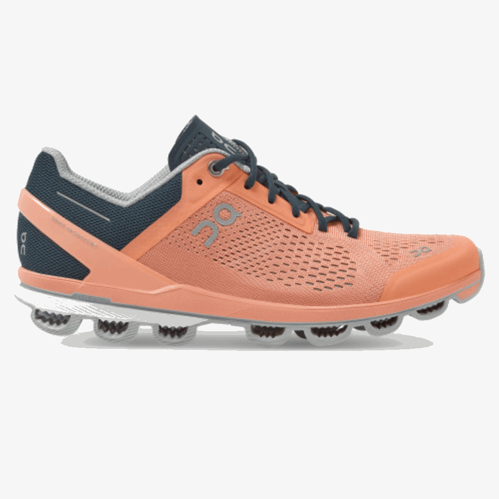 Sul Running Cloudsurfer Coral-navy