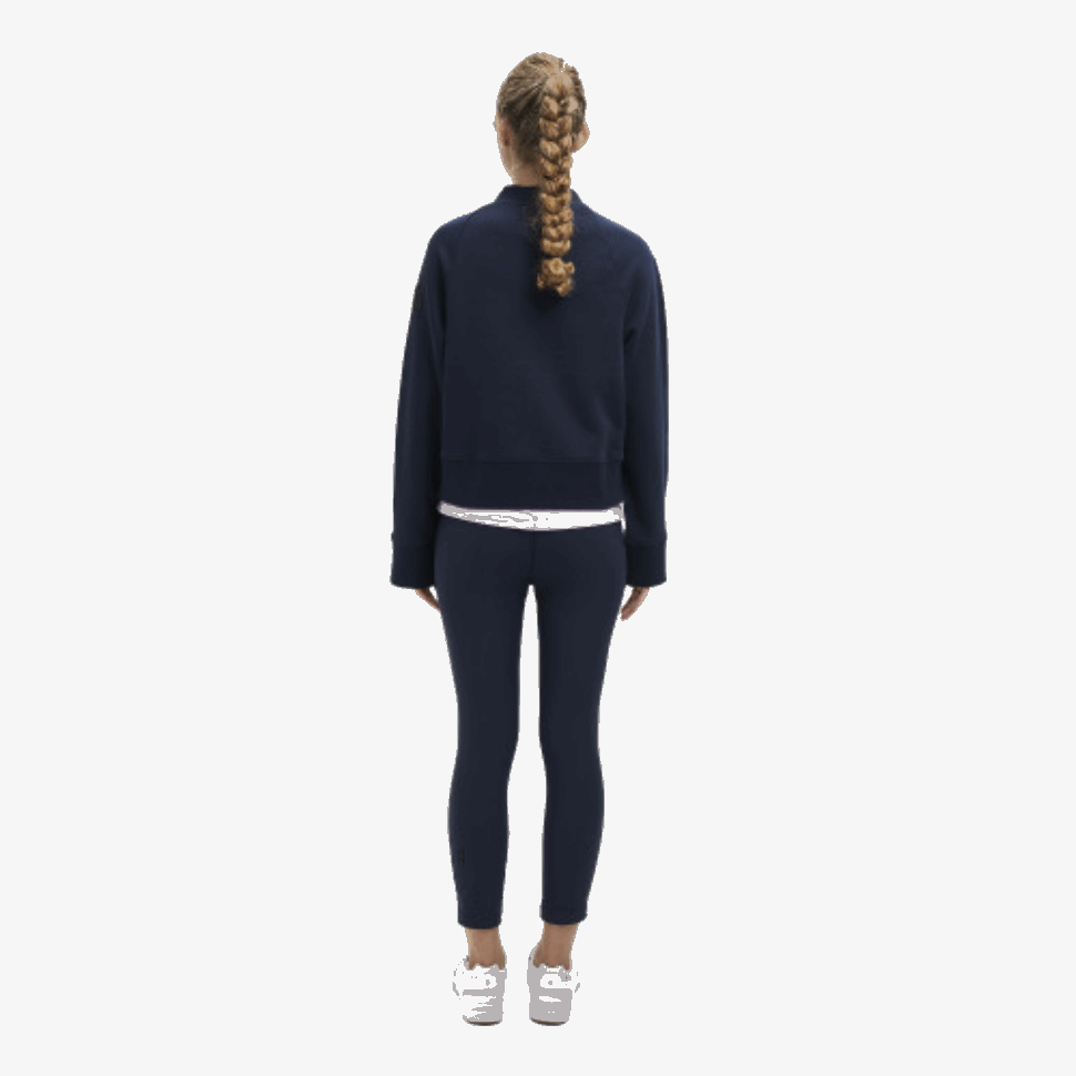 Girocollo Blu Navy In Corsa