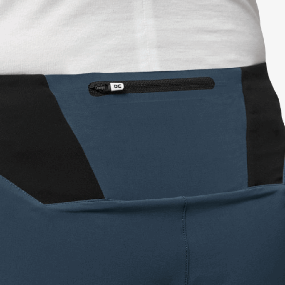 Sui Pantaloncini Da Corsa Da Corsa Navy-gelso