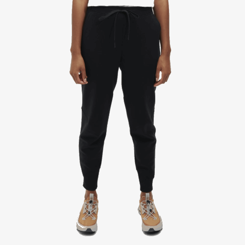 Pantaloni Della Tuta Su Running Nero