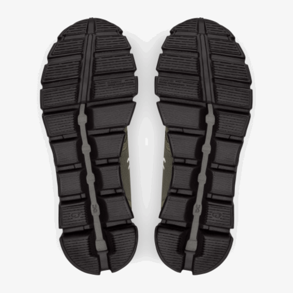 Cloud 5 Waterproof Nero Oliva Durante La Corsa