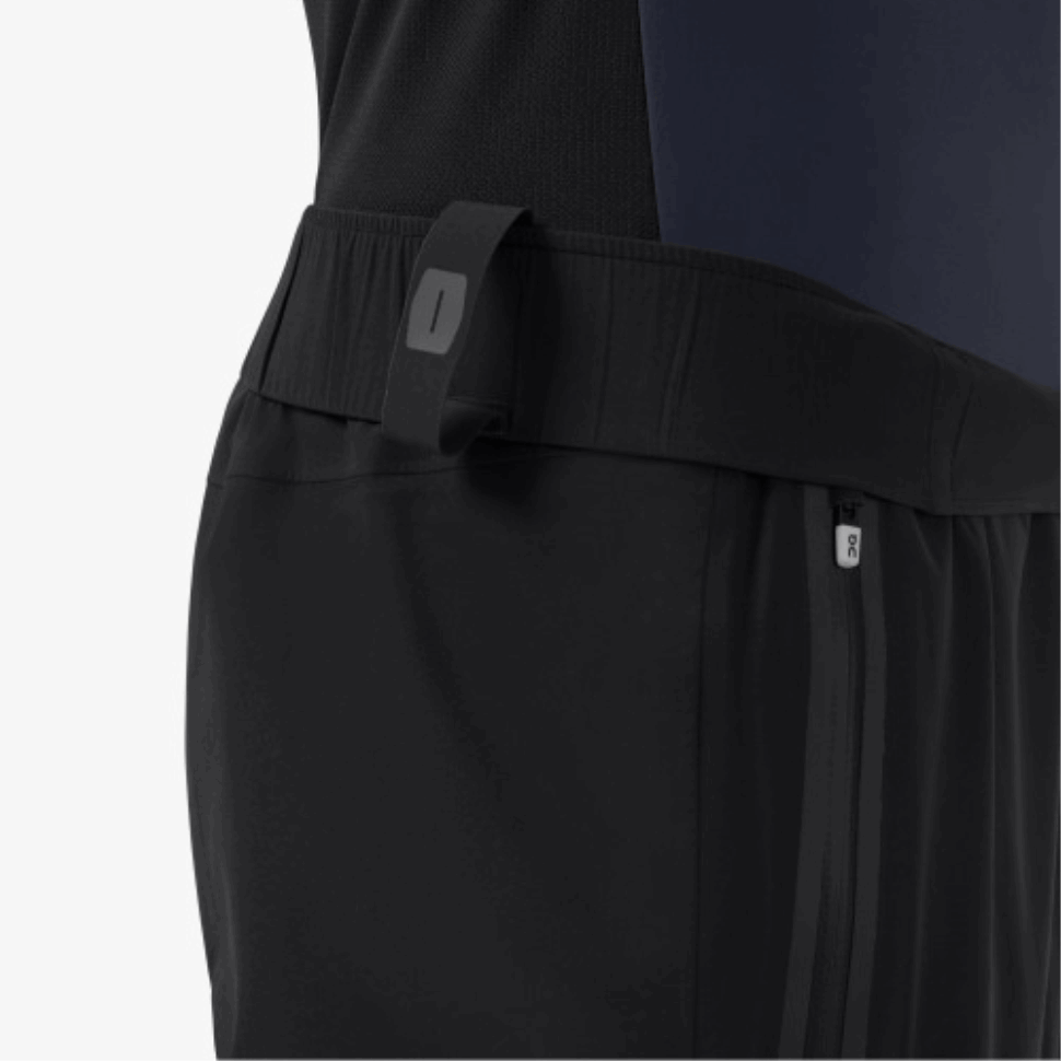 Pantaloni Impermeabili Sul Running Nero-navy