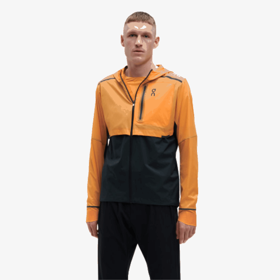 Giacca Da Pioggia Mango-navy Sulla Corsa