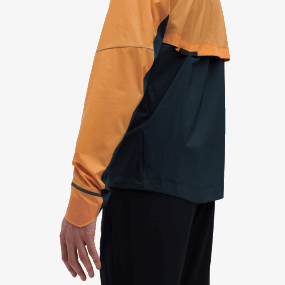 Giacca Da Pioggia Mango-navy Sulla Corsa