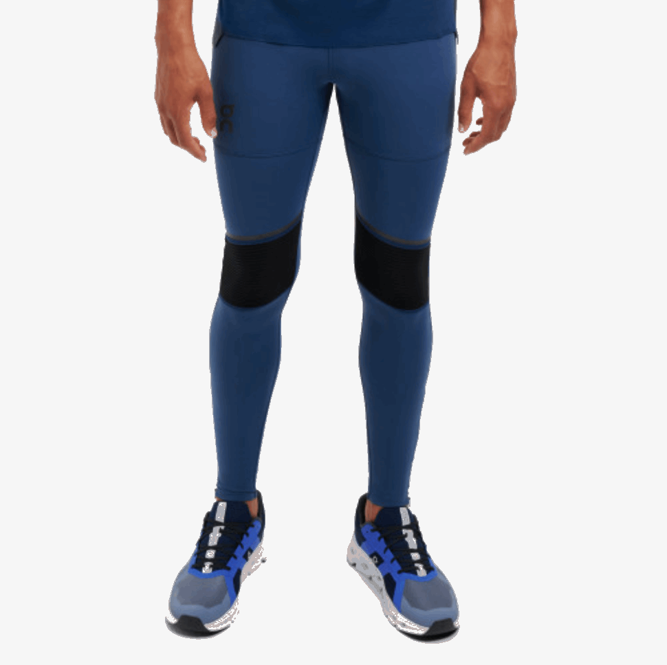 Collant Long On Running Denim-nero