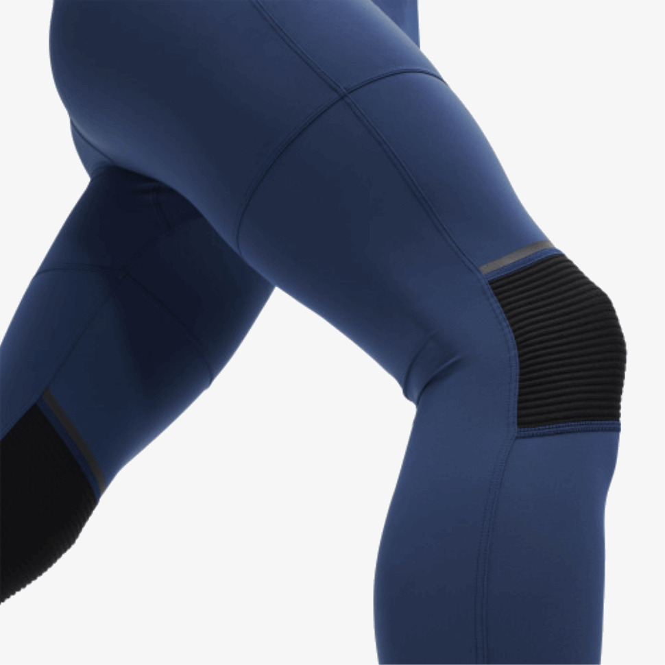 Collant Long On Running Denim-nero