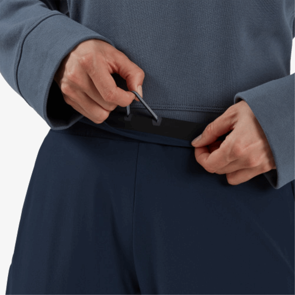 Pantaloni Leggeri Su Running Navy