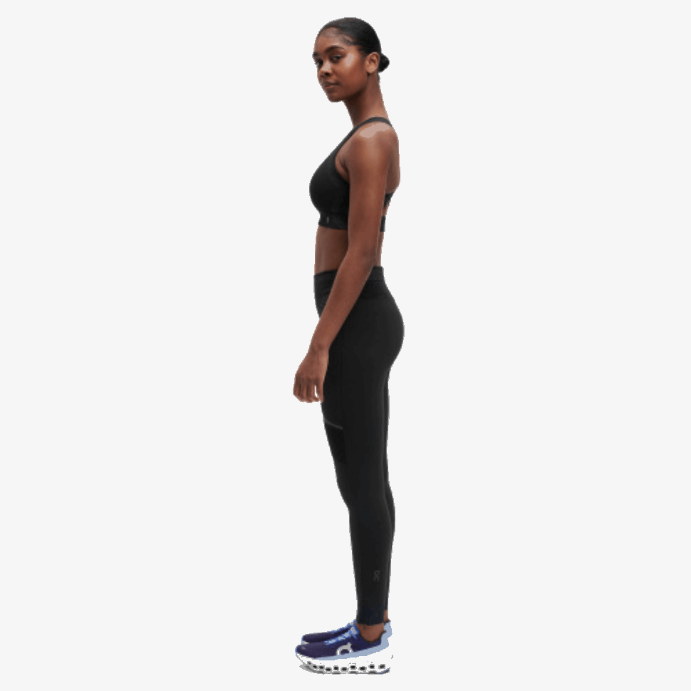 Reggiseno Ad Alte Prestazioni Su Running Nero