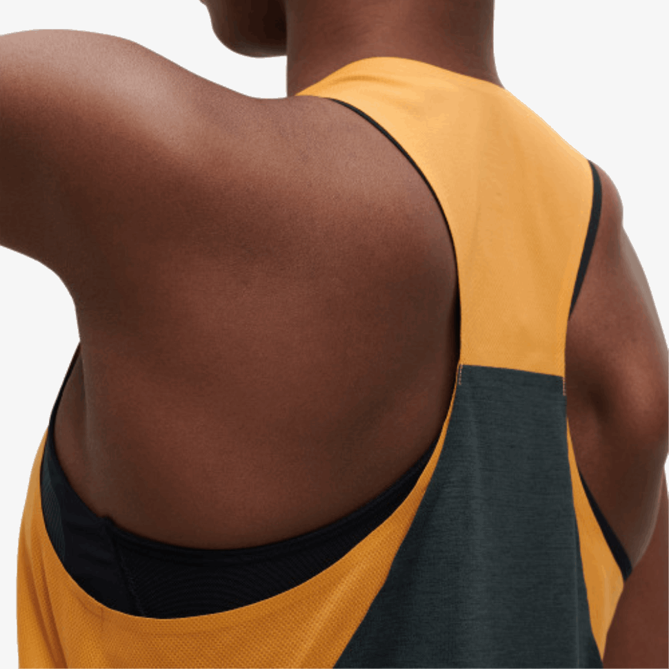 Sul Running Tank-t Mango-nero